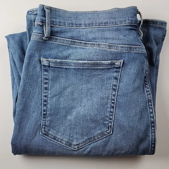 FRAME Le Easy Flare Light Wash High Rise Stretch Jeans Size 33 - Picture 11 of 11